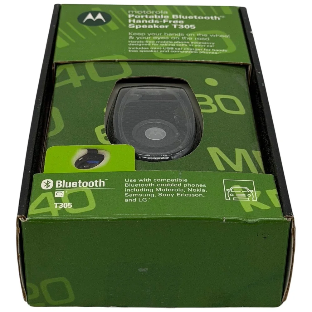Motorola Portable Bluetooth Hands Free Speaker T305 Car‎ Charger